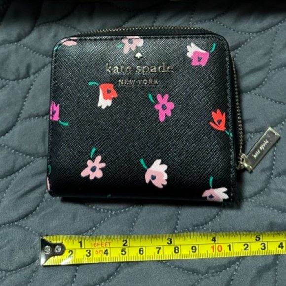 Kate Spade Staci DITSY BUDS Small Bifold Wallet - Picture 2 of 6
